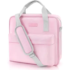 Zipper Binder 3 Ring with  Strap and Handle,  2 Inch 3 Ring Binder with Zipper, Extra Pockets Holds 500 Sheets,  Trapper Keeper for Middle School & Work Organizer
