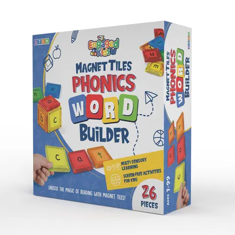 Phonics Word Builder - Educational Toy for Early Literacy Development phonics flashcards