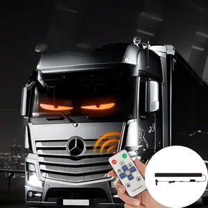 RGB LED Matrix Panel, Car LED Light with Remote Control, Flexible Display Light, Decorative Light for Car, Truck, SUV, Car Accessories
