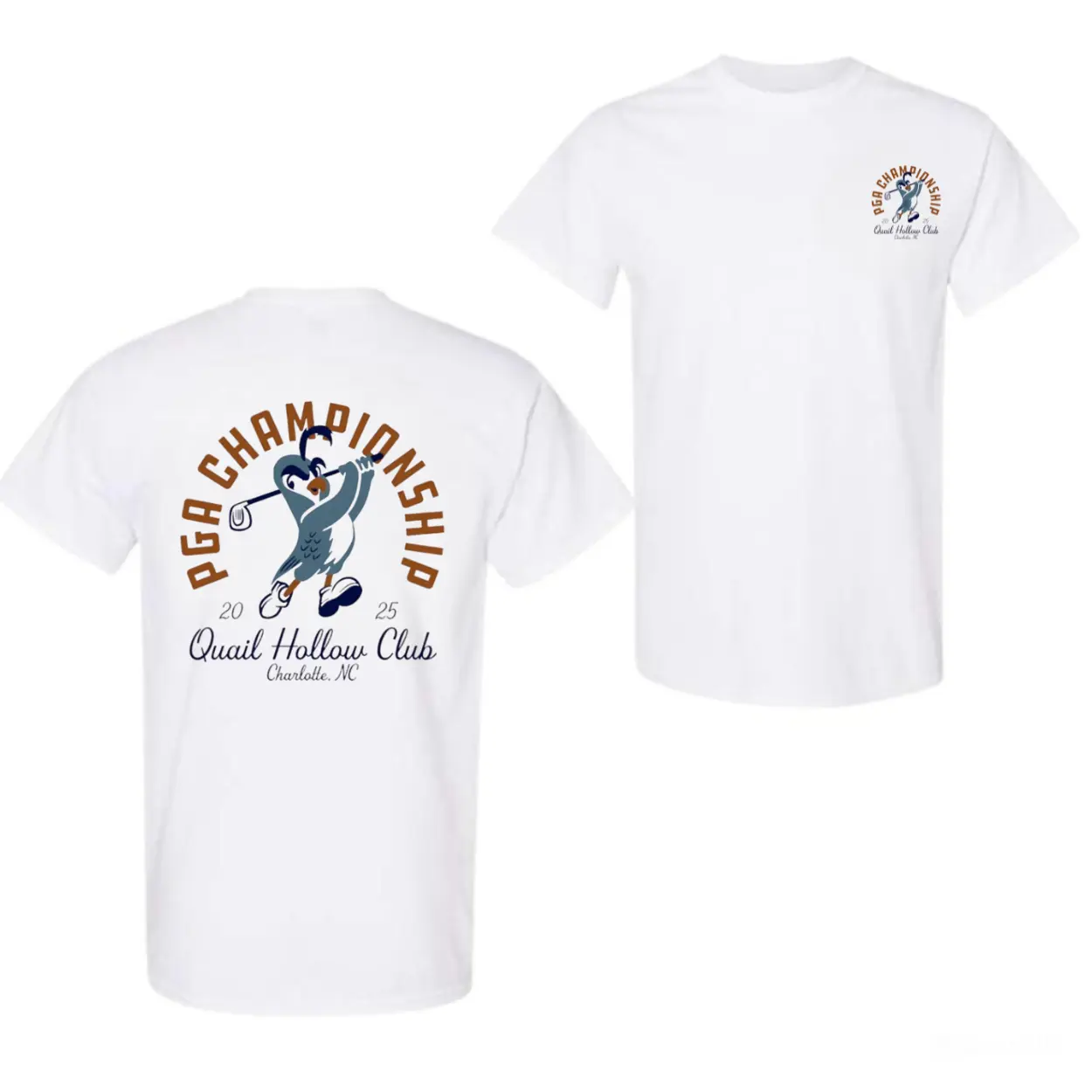 PGA Championship Quail Hollow Club Charlotte NC 2025 Golf 2 Side Shirt, Tee for Golfers & Fans, Graphic Shirt for Men, Perfect Father’s Day Gift Sport