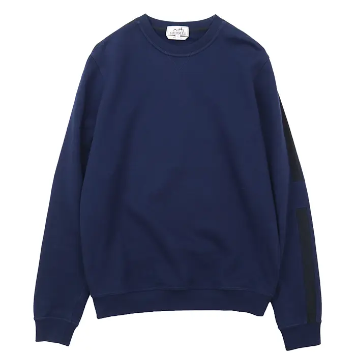 Pre-owned HERMÈS Cotton Small Leather Goods Hermes Pullover Sweatshirt