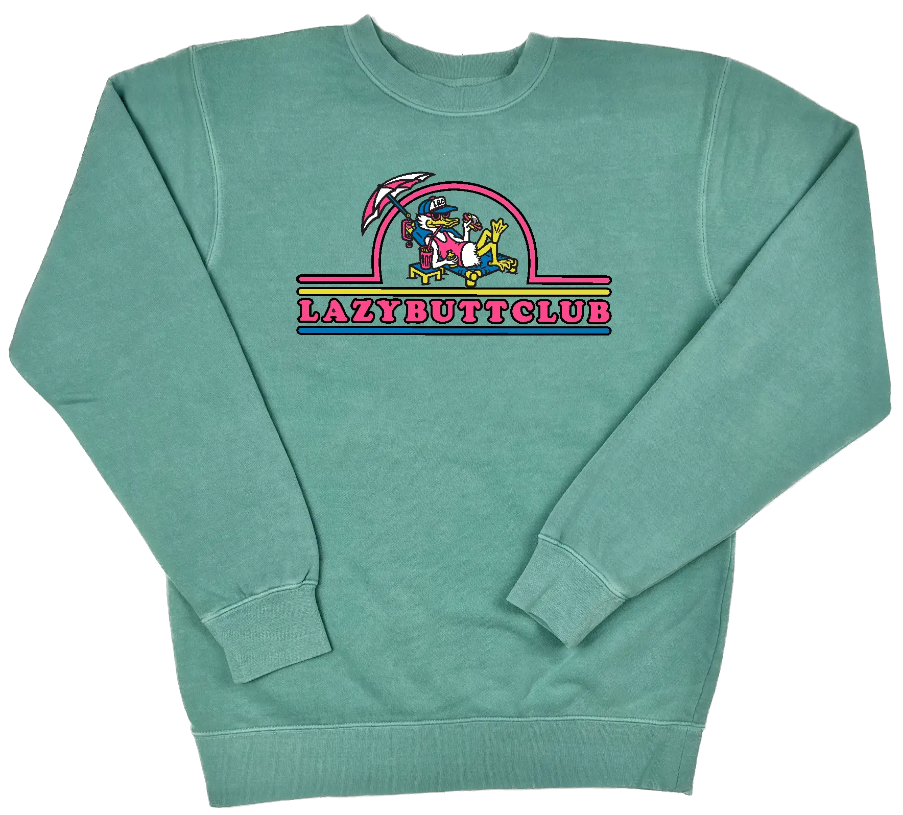 Lazy Butt Club Duck Pigment Dyed Crewneck