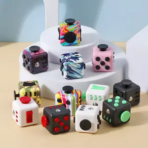 3.3cm Square Fidget Cube Toy with Stress-Relieving Features