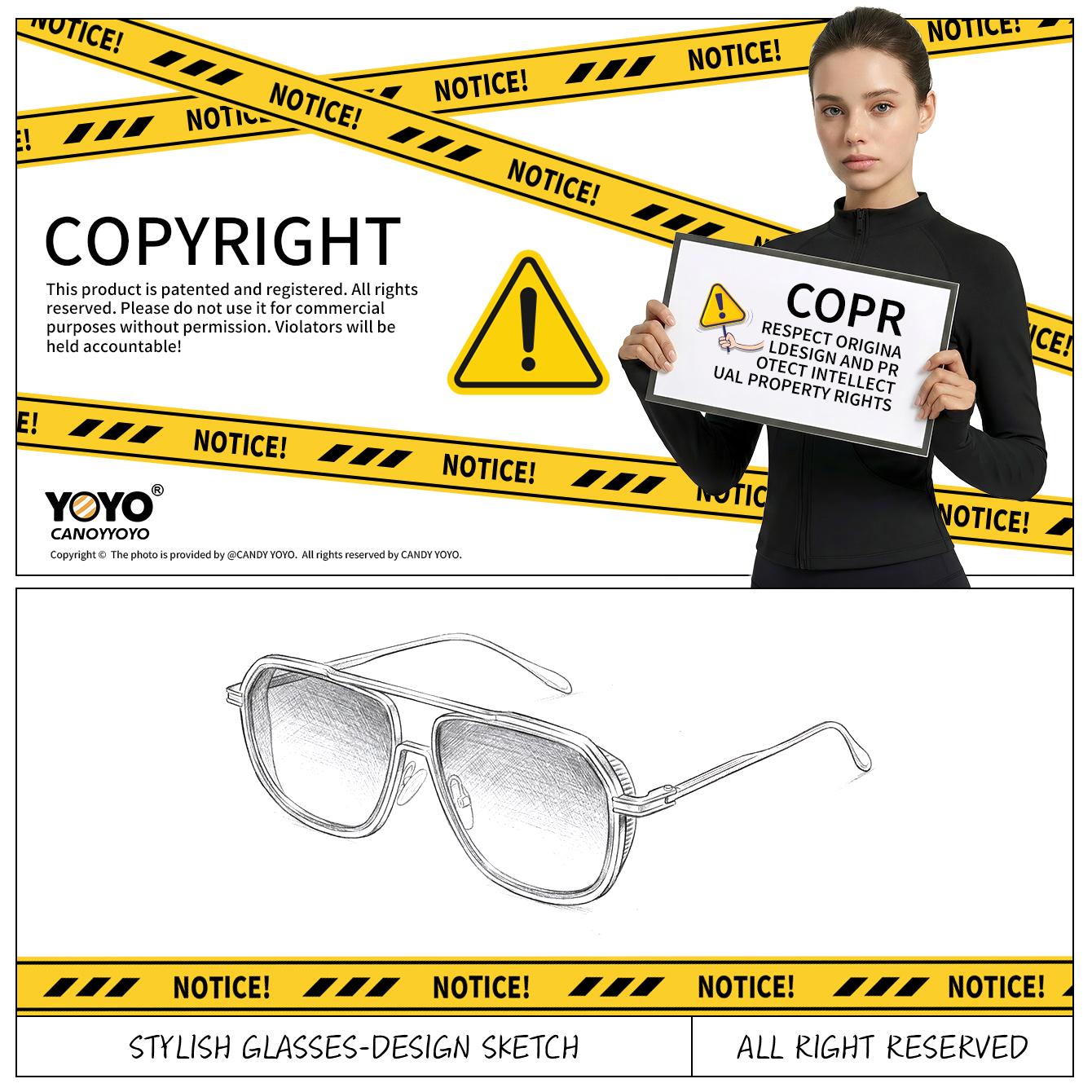 Original design, retro punk sunglasses for men and women, gradient design for UV protection and sun protection, high-end feel glasses.