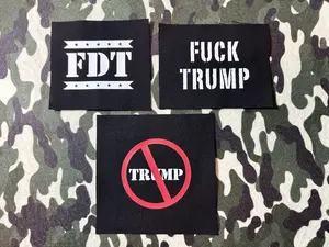 Anti-Trump Patches - Fuck Trump Patch - Leftist Punk Patches for Jackets Vests