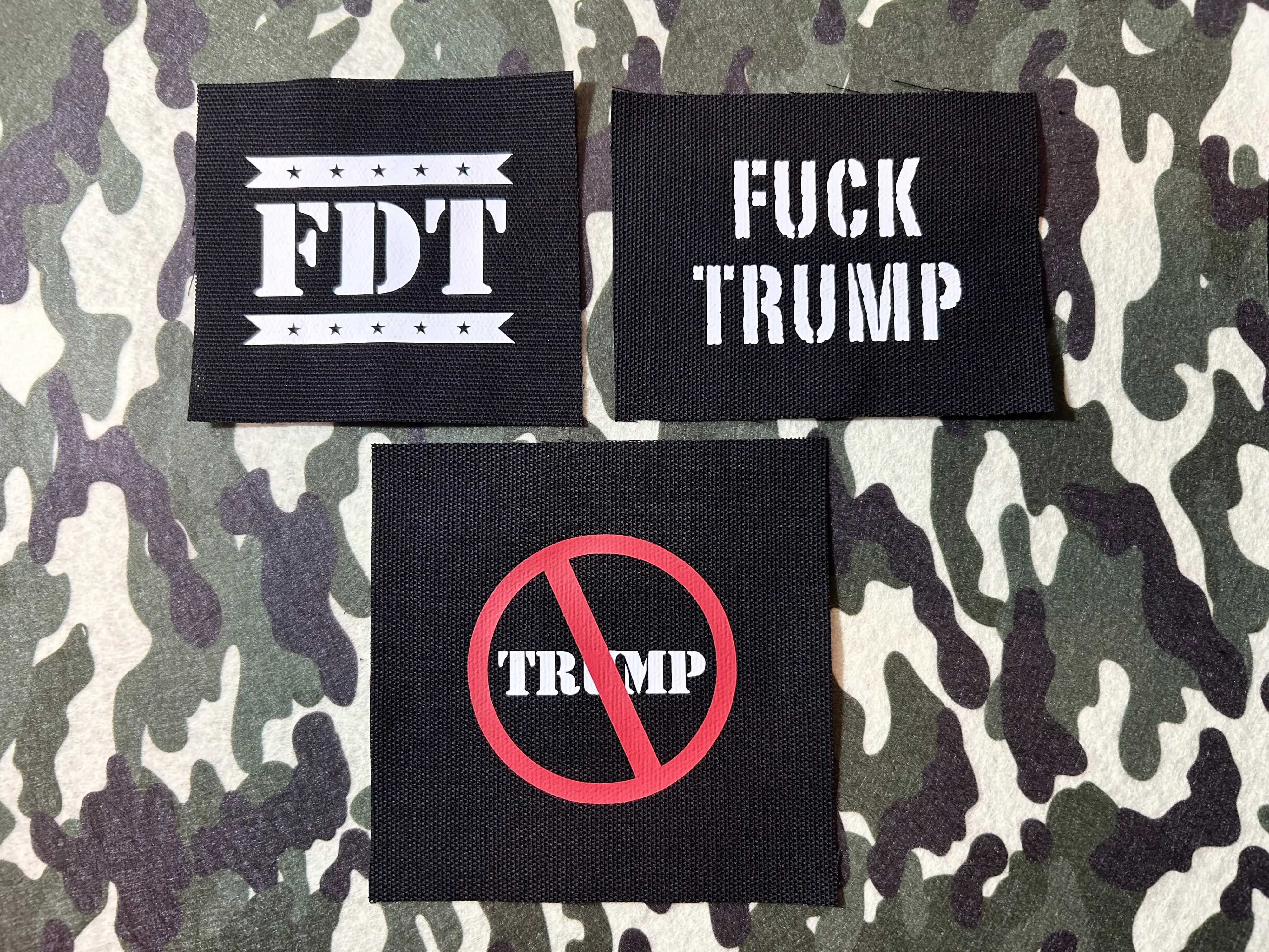 Anti-Trump Patches - Fuck Trump Patch - Leftist Punk Patches for Jackets Vests