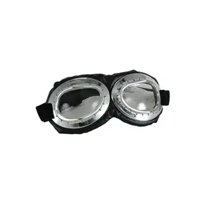 Aviator Goggles Silver