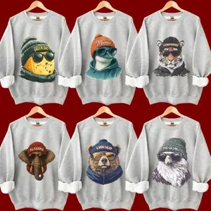 Custom All team Mascot Spirit Animal Football SPORT GREY SWEATSHIRT, Vintage Game Day Crewneck for Men and Women Shirt, Hometown Mascot Unisex Pullover, Gift For Fans Football