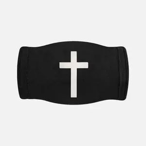 Faith Cross Chin Strap Cover