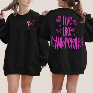 Aubreigh Wyatt Suicide And Bullying Awareness T Shirt, Inspirational Live Like Aubreigh T-Shirt, Motivational Winged Text Tee, Positive Message T-Shirt, Uplifting Quote Shirt