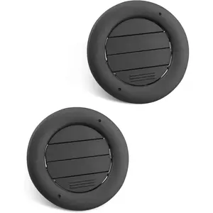 BB5Z-19893-CA Headliner Rear Ceiling AC Air Vent Louver Fit for Ford Explorer 2011-2019, for Police Interceptor Utility 2013-2015 Fit for Lincoln MKT 2013-2019, Black 2 Pack