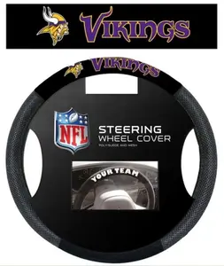 Minnesota Vikings Steering Wheel Cover Mesh Style