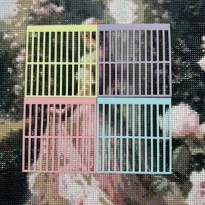 Diamond Art Painting Ruler, Diamond Painting Tool, Square or Round Drill Synthetic Gemstone Dots, Diamond Painting Fix Tool Accessory, Diamond Art Tools