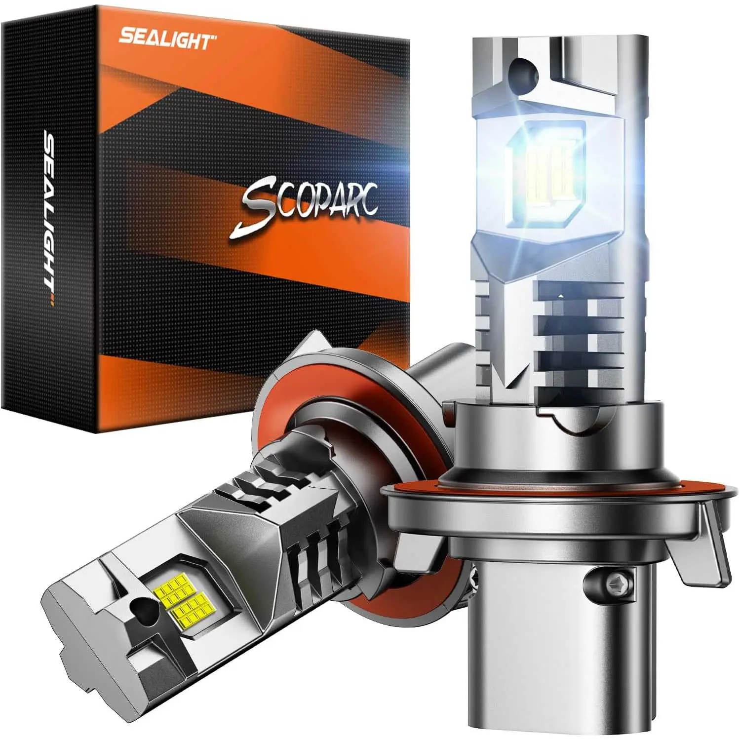 2014 Ford F-150 9008/H13 130W 6500K White IP68 LED Headlight Bulbs 2PCS SEALIGHT S7S