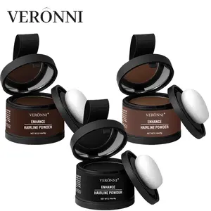VERONNI Hairline Powder 2PCS - Root Touch Up & Hair Loss Cover Up, Instant Gray Coverage 48-Hour Stain-Proof Hair Color Powder for Women & Men, Hair Fibers and Hair Topper Alternative