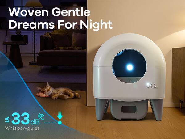 95L Large Automatic Self-Cleaning Cat Litter Box | App Control, Safety Sensors, Removable Washable Liner & 2 Rolls Garbage Bags 95L Large Automatic Self-Cleaning Cat Litter Box | App Control, Safety Sensors, Removable Washable Liner & 2 Rolls Garbage Bags