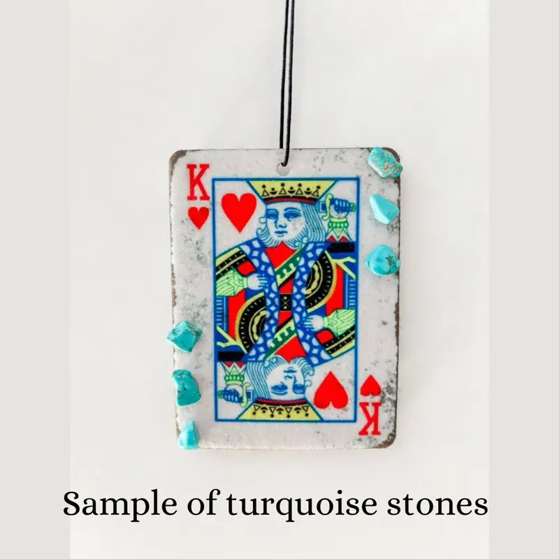 Ace Card King Joker Card Queen Card Unscented Air Freshener - Vintage Style Car Accessory, Ideal for Cars and Enclosed Spaces