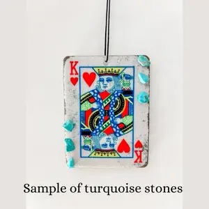 Ace Card King Joker Card Queen Card Unscented Air Freshener - Vintage Style Car Accessory, Ideal for Cars and Enclosed Spaces