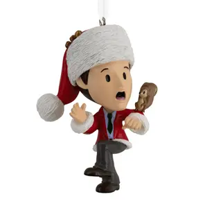National Lampoon's Christmas Vacation Clark Griswold Ornament with Squirrel Design Gift Hanger