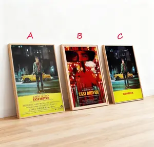 Taxi Driver Movie Poster: Minimalist Wall Art