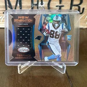 Terrace Marshall - 2021 Certified Football New Generation Jumbo Patch Rookie Card 216/249 #NG-18