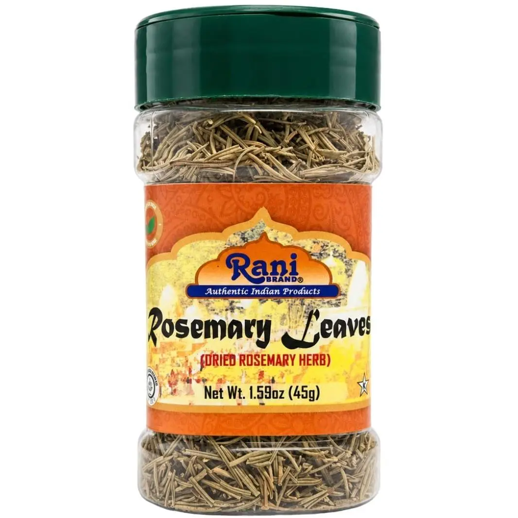 Rani Dried Rosemary Leaves 1.5oz (45g) PET Jar ~ All Natural | Gluten Friendly | NON-GMO | Kosher | Vegan | Indian Origin