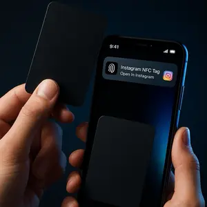 Tap and Go NFC Social Card | Instantly Share Any Link (IG, TikTok, OF, Booking & More