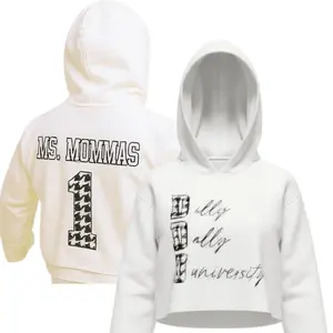 MS. MOMMAS CROPPED HOODIE