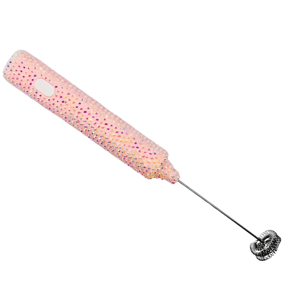 USB Speed adjustable Pink Blinged out Frother