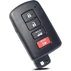 Key Fob Shell Case Replacement For Toyota Avalon,Camry,Corolla,RAV4,Highlander,Sequoia 2011-2019 Keyless Entry Remote Control 4 Button Case Cover