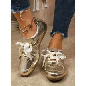 Elastic Drawstring Ballet Dance Shoes Ballerina Shoes for Training Practice with Non Slip Sole