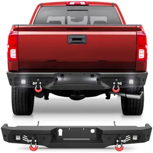For 2014-2018 Chevy Silverado 1500 and GMC Sierra 1500 Rear Bumper Aftermarket Bumper