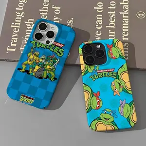 Cartoon N-Ninja Turtles Phone Case for iPhone 17 16 15 14 13 12 11 Pro Max Plus Glossy HD Hard PC Cover