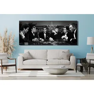 James Bond Poker Game Wall Art Poster, James Bond Poker Game Poster Home Decor, James Bond Print Art, Man Cave Decor, Movie Poster, James Bond Prints