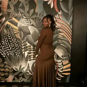 Women's Plain Lace Up Flounce Sleeve Dress, Modesty Casual Round Neck Long Sleeve Maxi Dress for Spring & Fall, Women's Clothing for Daily Wear, Long Sleeve Dresses Ready To Wear, Maxi Slip Dress, Modest Solid Color Dress, Classy Modest Dresses