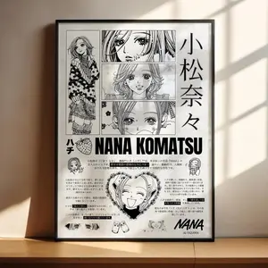 Nana Anime Poster - Nana Komatsu Hachi Manga Art Print Anime Gifts