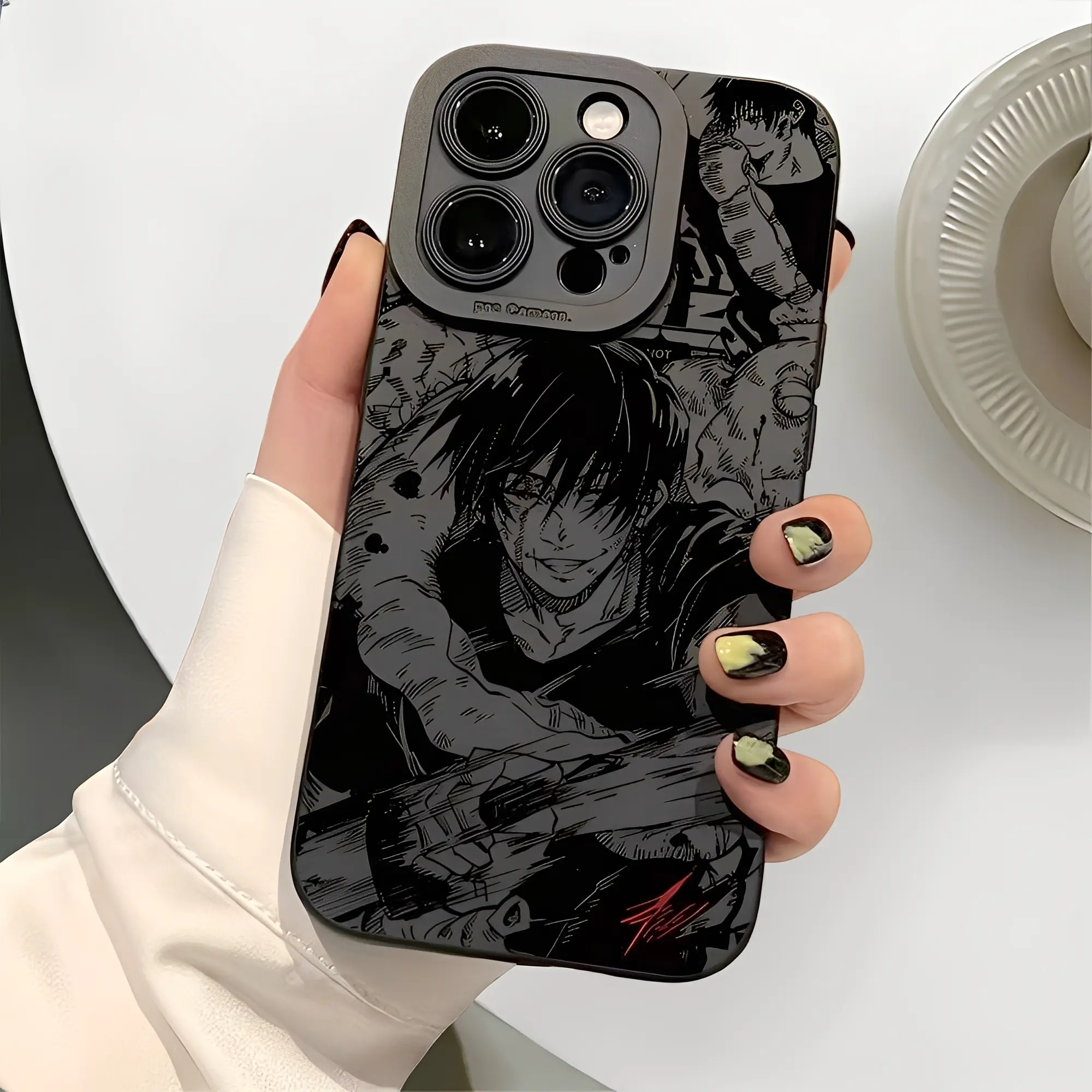 Personalized Fushiguro Toji Animal-Themed Cellphone Casing - Shockproof Soft TPU Back Cover, Resistance Protection Accessory for iPhone 17,16,15,14,13,12,11, Pro, Max, Plus Devices