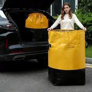 Moving Bag with Durable Handle and Secure Drawstring Closure, Large Capacity Foldable Storage Bag for Moving, Travel, Dormitory, Travel Duffle Bag, Portable Carrying Bag, Travel Folding Bag