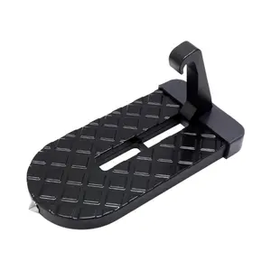 Universal Foldable Car Door & Roof Step – Aluminum Alloy Ladder for SUVs, Trucks & Cars, Easy Access to Roof Racks, Camping Gear, and Vehicle Loading (6.3"x3.2")