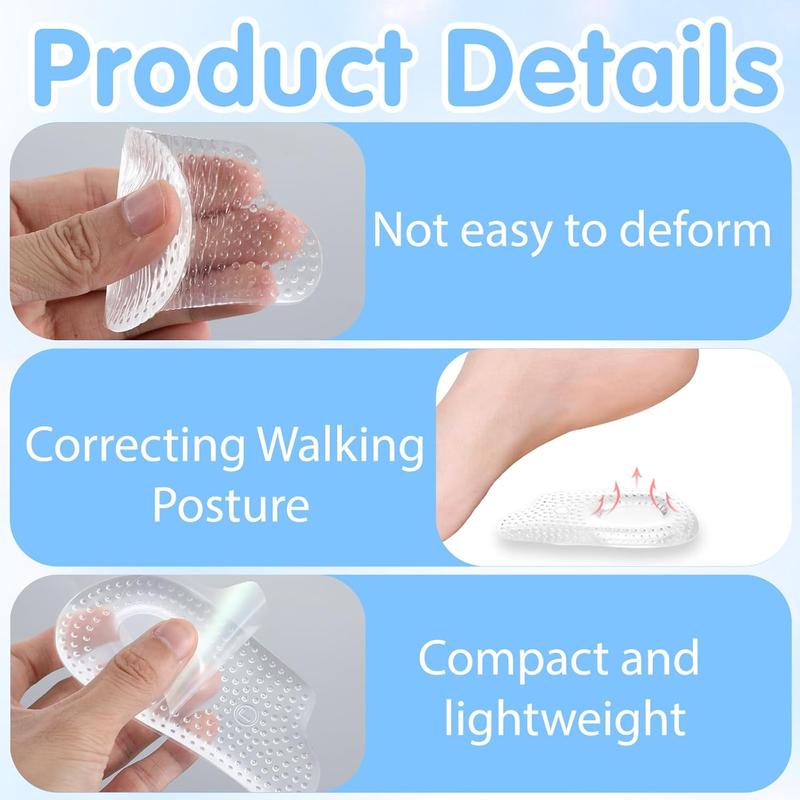 MBAIYO 2Pairs Plantar Fasciitis Heel Cups, Heel Cushions Orthotic Inserts for Plantar Fasciitis Shock Absorption Heels Pain Relief Foot Pressure (Small)