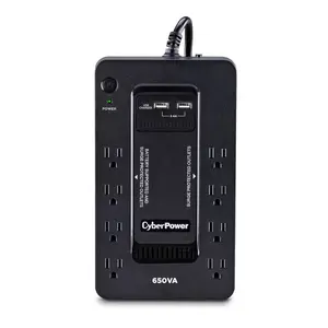 650VA 8-Outlet UPS Battery Backup with USB 650VA 8-Outlet UPS Battery Backup with USB