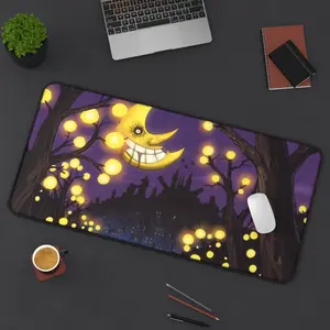 Funny Soul Eater Anime Desk Mat, Soul Eater Moon Mouse Pad, Keyboard Mat, Funny Anime Desk Mat For Office, Gift For Gamer