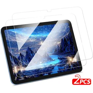 2-Pack Anti-Scratch HD Transparent Tempered Glass Tablet Screen Protector, 9h Hardness, for A16 11th Gen 11-Inch, 10th Gen 10.9-Inch, 2022