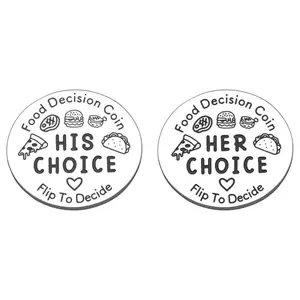 Creative CHOICE Couples Cooking Stainless Steel Coin Valentines Day Gift Selection Lovers Gifts