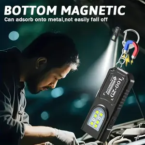 Rechargeable keychain flashlight with clip. Mini LED keychain light, with a compact size and flat design, is easy to carry. Its dual head design makes it an essential mini pocket lighting tool for work and handbags.