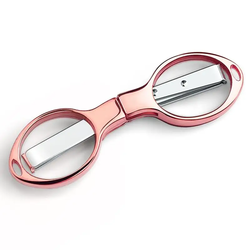 Creative Portable Folding Scissor, Stainless Steel Foldable Handheld Scissor, Number 8 Shaped Multifunctional Scissor For Fishing, DIY