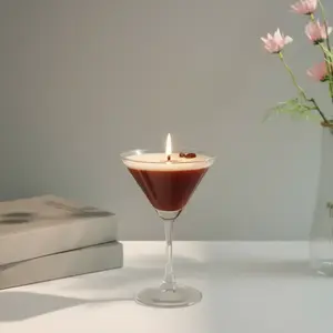 Handcrafted Espresso Martini Decorative Candle Decoration, Natural Soy Wax with Artisan Aroma, Perfect Gift for Coffee Lovers and Home Decor
