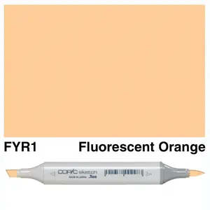 Copic - Sketch Marker - Fluorescent Orange - FYR