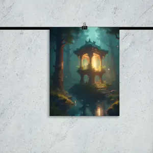 Nature Portal Poster Decor Matte Room Wall Decoration Artistic Print Photo