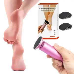 Electric Foot File, 1 Count Adjustable Speed Foot Callus Remover with 60pcs Sandpaper, Professional Foot Care Tool, Pedicure Care Tool for Home & Salon Use